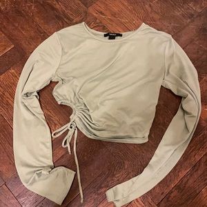 Forever 21 light green long sleeve